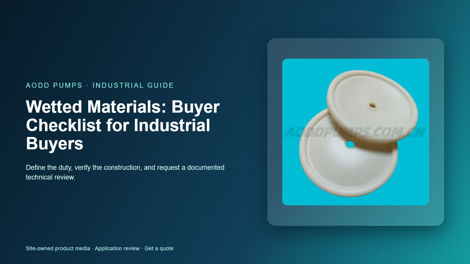 Wetted Materials: Buyer Checklist for Industrial Buyers