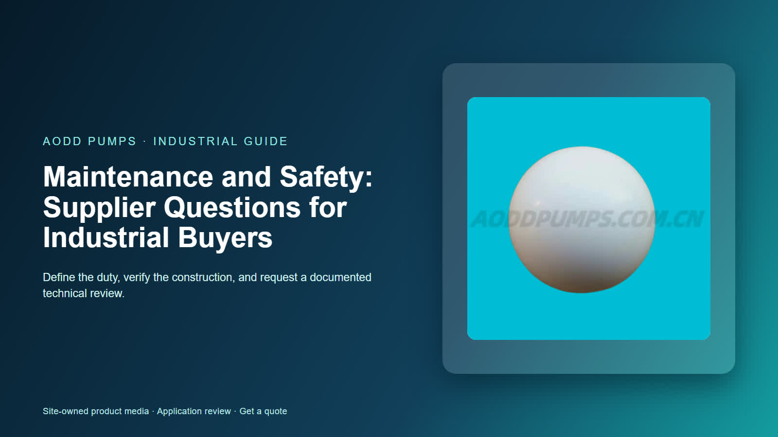 Maintenance and Safety: Supplier Questions for Industrial Buyers