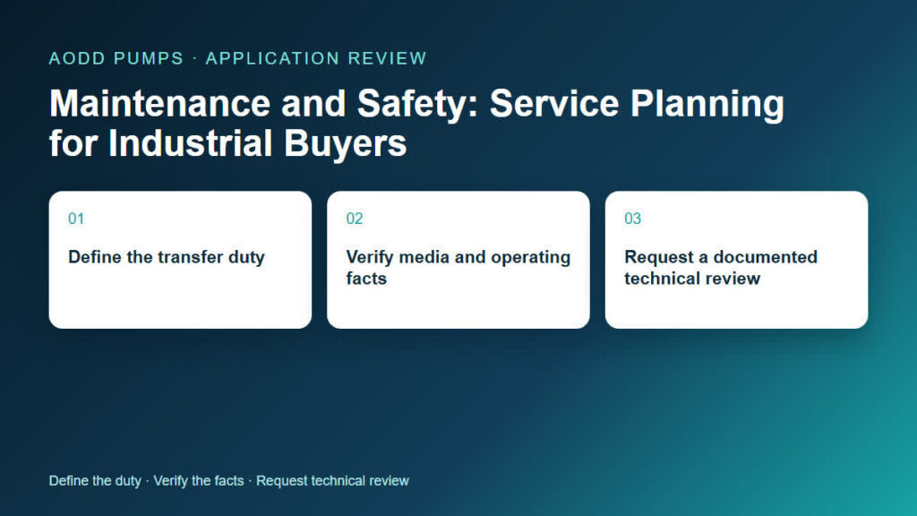 Maintenance and Safety: Service Planning for Industrial Buyers