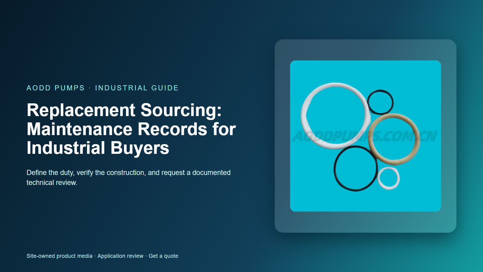 Replacement Sourcing: Maintenance Records for Industrial Buyers