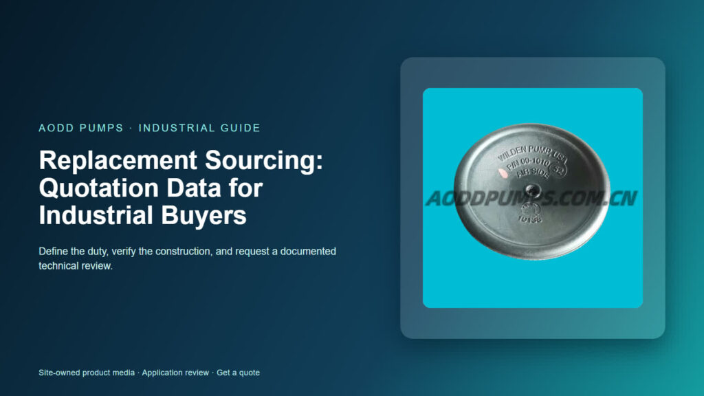 Replacement Sourcing: Quotation Data for Industrial Buyers