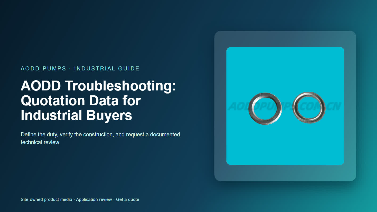 AODD Troubleshooting: Quotation Data for Industrial Buyers